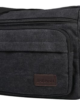JAKAGO Waterproof Shoulder Bag Men’s Multi Bag Canvas Work Bags for Men & Women, for Outdoor, Camping, Travel, Work, Daily Use