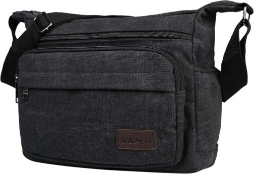 JAKAGO Waterproof Shoulder Bag Men's Multi Bag Canvas Work Bags for Men & Women, for Outdoor, Camping, Travel, Work, Daily Use