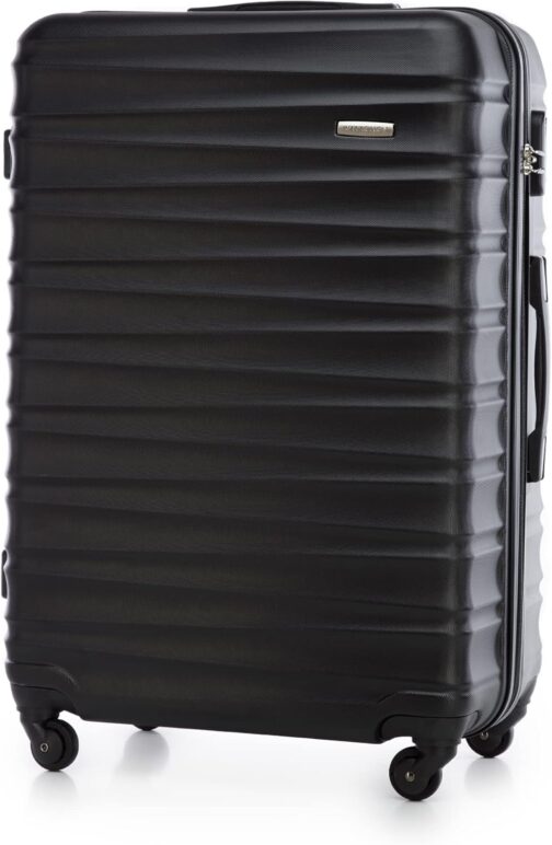 Wittchen Travel Suitcase, Hand Luggage, Cabin Luggage, Rolling Suitcase, Hard Shell, black – Bild 4