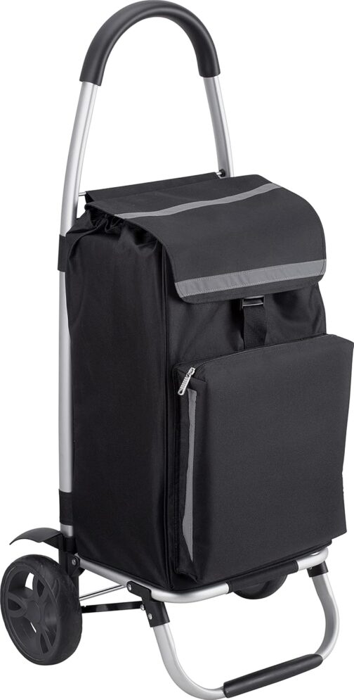 Meister Folding Shopping Trolley with Cool Compartment with Removable Rainproof Bag with Capacity of 54 L, 6816800