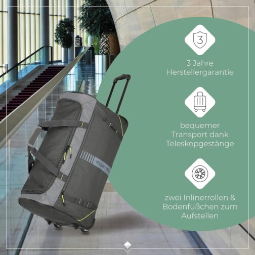 Travelite Basics Active Duffle Travel Luggage 71 cm, 71 cm – Bild 5