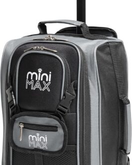 Aerolite MiniMAX 20L Ryanair 40 x 20 x 25 Maximum Size Hand Luggage Under Seat Trolley Backpack Hand Luggage Bag for Cabin with 2 Year Warranty, black, Backpack