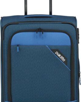Travelite Derby 4w Trolley, blue, 66 cm (Trolley M)