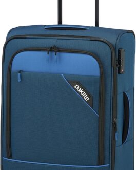 Travelite Derby 4w Trolley, blue, 66 cm (Trolley M)