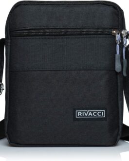 Rivacci Men’s Small Crossbody Bag for Men – Sport and Travel – Small Shoulder Bag Vintage for Smartphone iPhone Gift for Men
