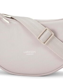 LARKSON Crossbody Bag for Men and Women – Solveig Medium – Shoulder Bag in Half Moon Style – Semi-Circular Shoulder Bag – Moon Bag Design – Water-Repellent, sand, Minimal