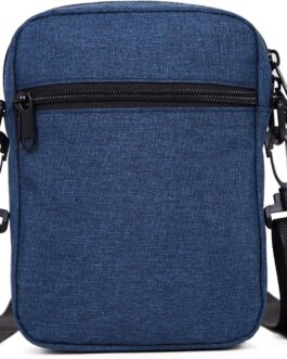 Mobile Phone Shoulder Bag Small Men’s Bag for Hanging Small Waterproof Zip Mobile Phone Shoulder Bag Holster Men’s Mobile Phone Case with Shoulder Strap Mobile Phone Wallet Purse Handbag