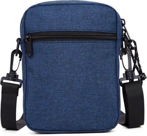 Mobile Phone Shoulder Bag Small Men's Bag for Hanging Small Waterproof Zip Mobile Phone Shoulder Bag Holster Men's Mobile Phone Case with Shoulder Strap Mobile Phone Wallet Purse Handbag – Bild 2