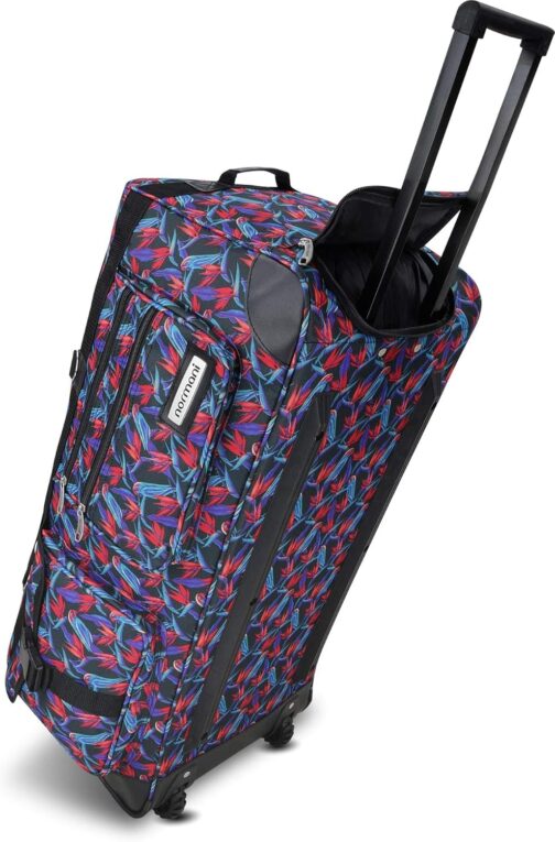 normani Sturdy Travel Trolley Big Size XL 80-150 Litres with 2 Wheels - Robust and Water-Repellent - Lightweight Travel Trolley XL Bag Various Sizes Colour Pally Parrots / 100 Litres – Bild 2