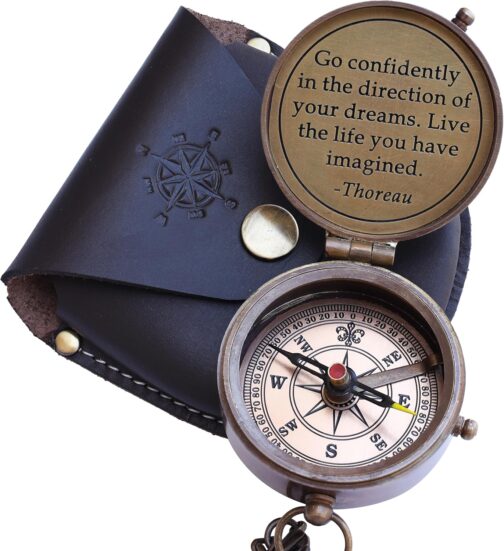 NEOVIVID Compass Graduation Gift, Cool Graduation Gifts for Him, Best Graduation Gifts for Boys, College Graduation for a Son, Camping Compass, Boat Compass – Bild 2