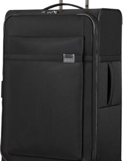 Samsonite Airea Upright S Toppocket Expandable Hand Luggage, Black (Black), Luggage suitcase