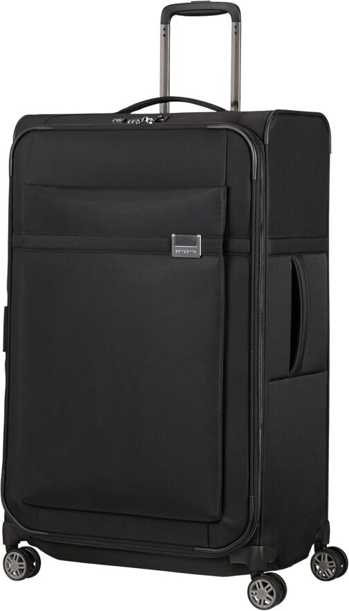 Samsonite Airea Upright S Toppocket Expandable Hand Luggage, Black (Black), Luggage suitcase