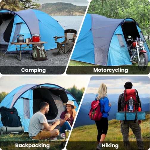BlueWood Dome Tent Camping Tent for 3-4 People – Bild 8
