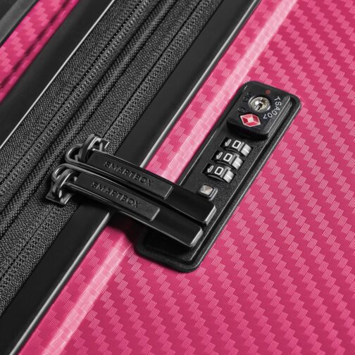 SMARTBOX Edition 01 Regular Item, Pink, Hard shell trolley with swivel castors – Bild 4