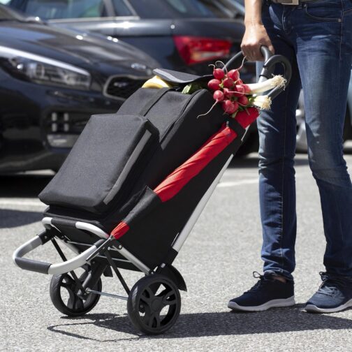 Meister Folding Shopping Trolley with Cool Compartment with Removable Rainproof Bag with Capacity of 54 L, 6816800 – Bild 4