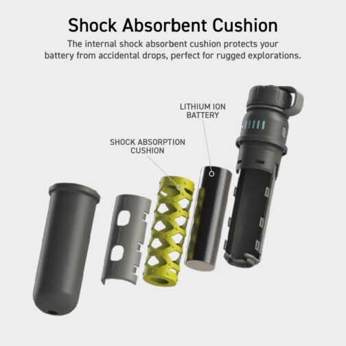 ELECOM Nestout Portable Charger, 15000 mAh Outdoor Battery Power Bank, 32 W USB-C Fast Charging PD, Waterproof IP67, Durable Shockproof, Battery Pack for Smartphone Tablet Hiking Travel Camping - – Bild 5