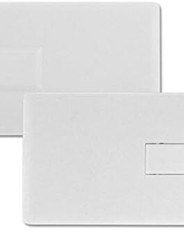 CLE CARDAN LIGHT EUROPE 8 GB Memory Card in Credit Card Shape White Blank USB Stick Data Storage