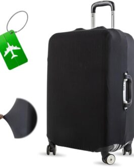 GIDWRIY Protective Case Elastic Suitcase Protective Cover, Travel Suitcase Protective Cover, Suitcase Covers, Luggage Cover Protector, Luggage Cover Washable with 1 Luggage Tag XXL (29-32 Inches)