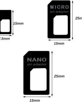 CCLKHY 3 in 1 Nano SIM Card Adapter, Nano SIM Adapter Set, SIM Card Adapter with SIM Eject Pin, Compatible with Smartphone