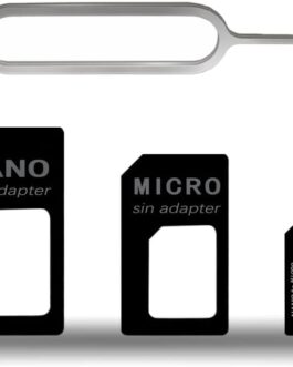 CCLKHY 3 in 1 Nano SIM Card Adapter, Nano SIM Adapter Set, SIM Card Adapter with SIM Eject Pin, Compatible with Smartphone