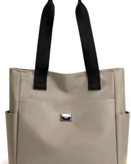 YXQSED Nylon Shopper Women’s Lightweight Multi Bag Handbag Waterproof Large Shoulder Bag Black