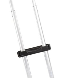 predolo Luggage Telescopic Handle Replacement Aluminum 37.5 Inch Heavy Duty Daily Use Travel Accessories Convenient Extending Rod Stretchable, Silvery, Foldable