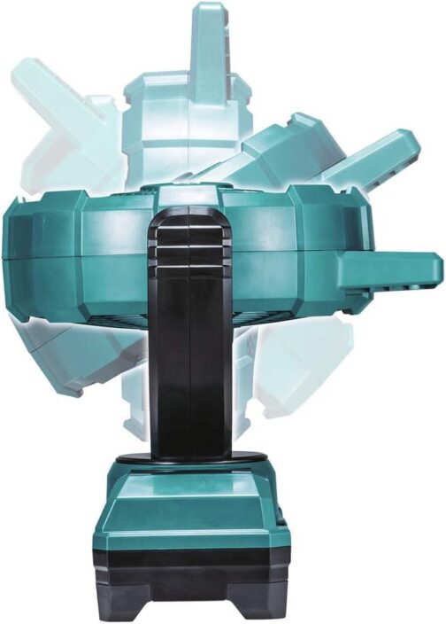 Makita DCF203Z Cordless Fan 18 V (without Battery, without Charger), Petrol – Bild 5