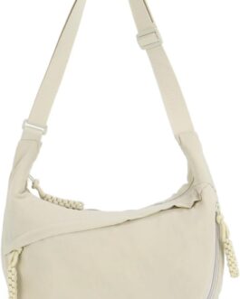 7VSTOHS Crossbody Bag Women’s Shoulder Bag, Large Nylon Shoulder Bag, Moon Bag, Stylish Crescent Moon Bag with Adjustable Shoulder Strap, Hobo Casual Handbag for Work, Travel, Everyday