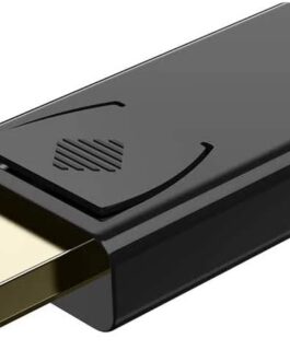 VMOJO DisplayPort Male to HDMI Female Adapter | DP to HDMI Converter Gold Plated | Compatible with Computer/Desktop/Labtop/PC/Monitor/HDTV – Black