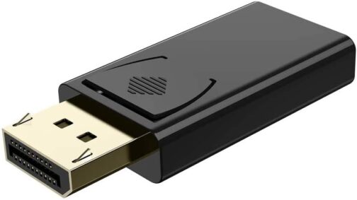 VMOJO DisplayPort Male to HDMI Female Adapter | DP to HDMI Converter Gold Plated | Compatible with Computer/Desktop/Labtop/PC/Monitor/HDTV - Black – Bild 2