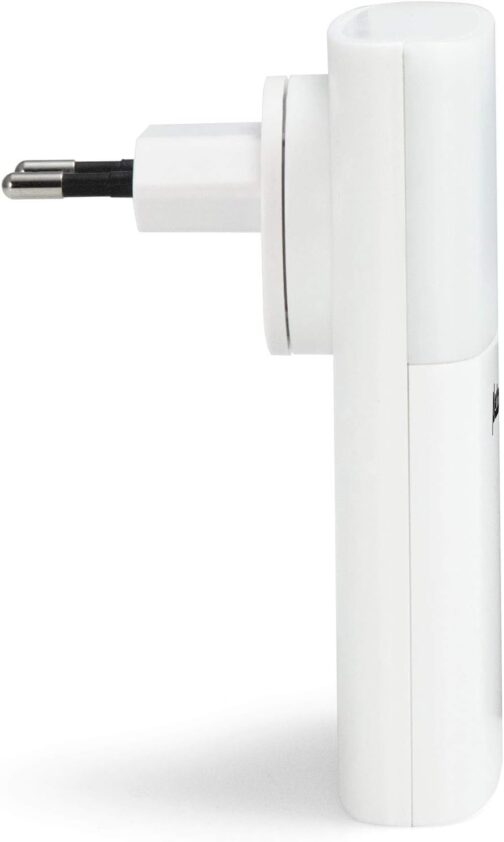 Alecto ADB-19 Wireless Doorbell - Wireless Doorbell with Flash Light - IP44 Waterproof - 30 m Range - 36 Melodies - White – Bild 3