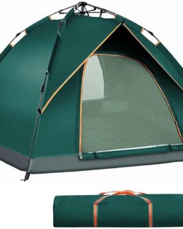 Camping Tent for 4 People, Lightweight, Sturdy, Waterproof Outdoor Tent, Lightweight Dome Tent, Compact Tent with Small Pack Size for Family, Beach, Festival, Group