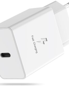 Fast Charger for Samsung 15W Charger, USB C Power Supply PD Charging Adapter Plug for Samsung Galaxy S23 S22 S21 S20 Ultra 5g S10 S9 S8 A54 A53 A34 A14 A13 M53 M13, for iPhone Mobile Phone/iPad/Tablet