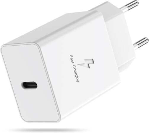 Fast Charger for Samsung 15W Charger, USB C Power Supply PD Charging Adapter Plug for Samsung Galaxy S23 S22 S21 S20 Ultra 5g S10 S9 S8 A54 A53 A34 A14 A13 M53 M13, for iPhone Mobile Phone/iPad/Tablet