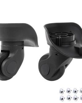 Nicoone W041-2 L Replacement Luggage Wheels, 1 Pair of Suitcase Wheels, Luggage Wheels, Swivel Wheels, Left and Right Wheels for Trolley Suitcase Luggage, W041-2 L