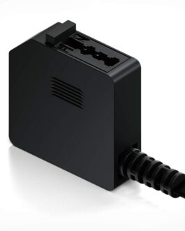 deleyCON 0.2 m Telephone Adapter RJ11 Plug 6P4C to TAE-F Female Flat Cable Telephone Adapter Cable Telephone Router Black