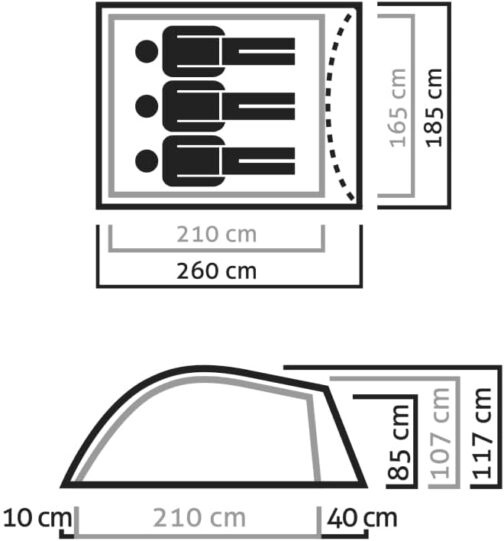 SALEWA Litetrek III Tent – Bild 5