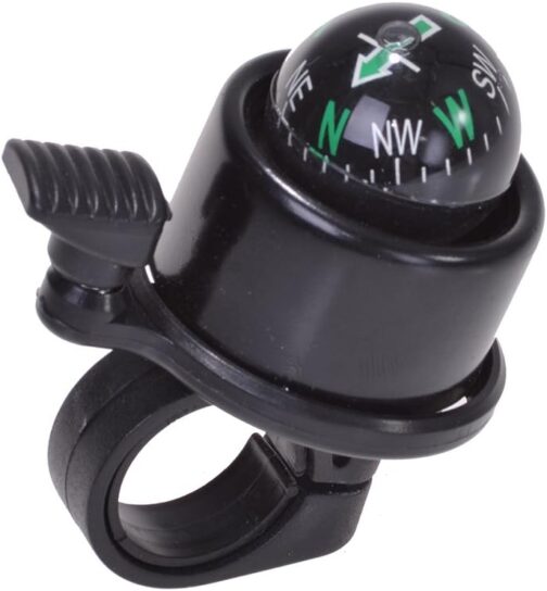 Filmer Bicycle Bell with Compass - Black