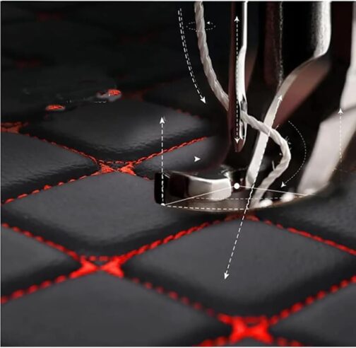 QSLLLY Car Boot Mat for Jeep Compass 2022 2023 2024, Boot Cargo Protective Mat, Flat Style Boot Mat, Scratch-Resistant Interior Accessories, B – Bild 4