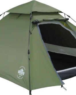Lumaland Outdoor Pop Up Dome Tent 3 Person Tent Seconds Camping Festival etc. 215 x 195 x 120 cm carrying case