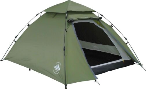 Lumaland Outdoor Pop Up Dome Tent 3 Person Tent Seconds Camping Festival etc. 215 x 195 x 120 cm carrying case