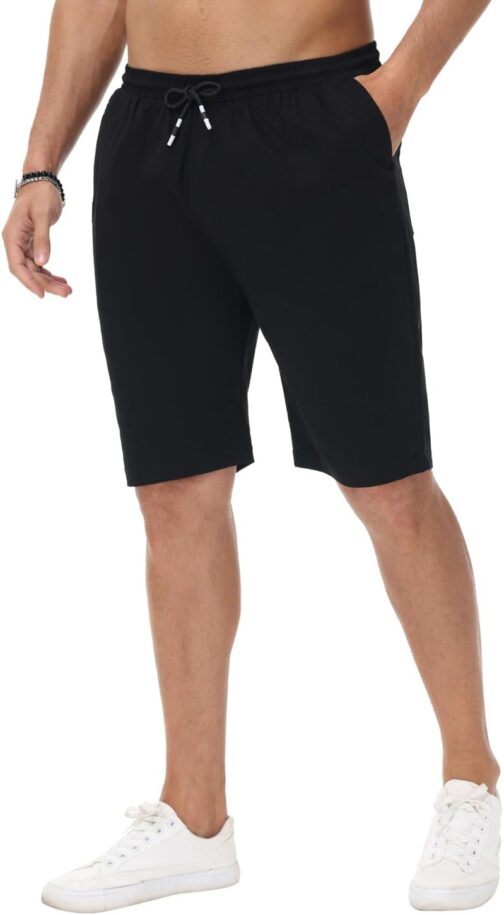 VMSUCIJ Men's Cotton Cargo Shorts Slim Fit Summer Cargo Trousers Short with Pockets – Bild 2