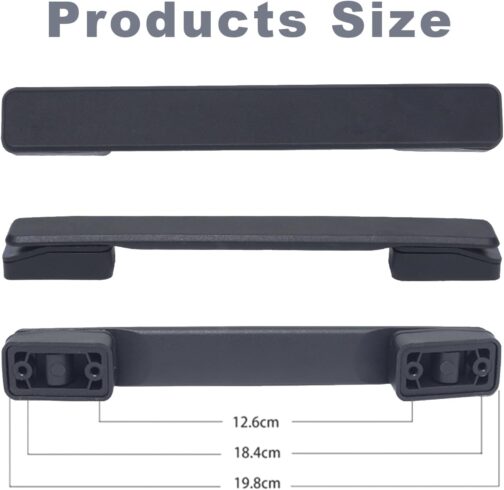 Wjelet 2 Piece Suitcase Handle Replacement Set, Plastic Luggage Suitcase Handle, 20 cm Replacement Suitcase Handles, Luggage Suitcase Handle, for Suitcase Box, Travel Suitcase, Luggage Case, Tool Box – Bild 2