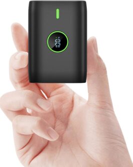 Power Bank 10000 mAh, 22.5 W Power Bank Small But Strong with LED Display, 12 V Output, Mini Power Bank External Mobile Phone Batteries, USB C Power Bank, for Huawei XiaoMi Samsung and More