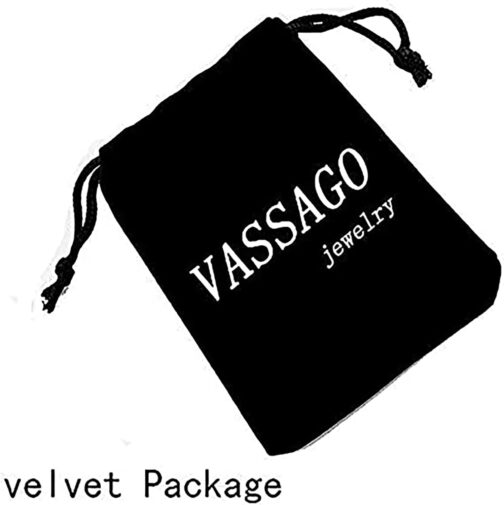 VASSAGO Compass Necklace for Men Women North Star Compass Pendant Necklace Vintage Nautical Graduation Medal Jewellery Amulet for Men – Bild 7