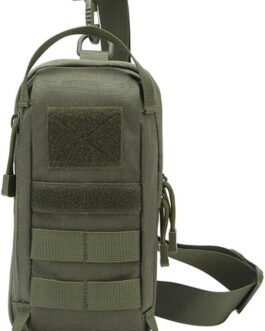 ACEXIER Tactical Sling Shoulder Bag Military Chest Bag Belt Waist Bag Multifunctional Belt Bag for Outdoor Hunting EDC Tool Bag