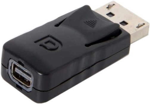 VMOJO DisplayPort Male to Mini DisplayPort Female Adapter DP to Mini DP (Thunderbolt) Adapter Black – Bild 2