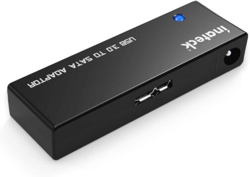 Inateck USB 3.0 to SATA Converter Adapter for 2.5/3.5 inch Hard Drive HDD SSD to 12 V 2 A Power Supply – Bild 5