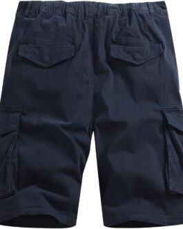 JustSun Men’s Cargo Trousers Cotton Shorts