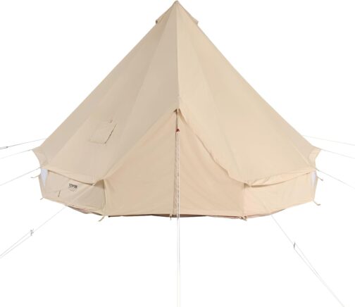 VEVOR Bell Tent 3-7 m Yurt Tent Suitable for 6-12 People TC Cotton and Robust Iron Poles with PVC Groundsheet Camping Tent – Bild 13